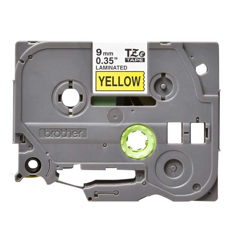 Brother TZE621 Original P-touch Schriftband 9 mm, schwarz auf gelb