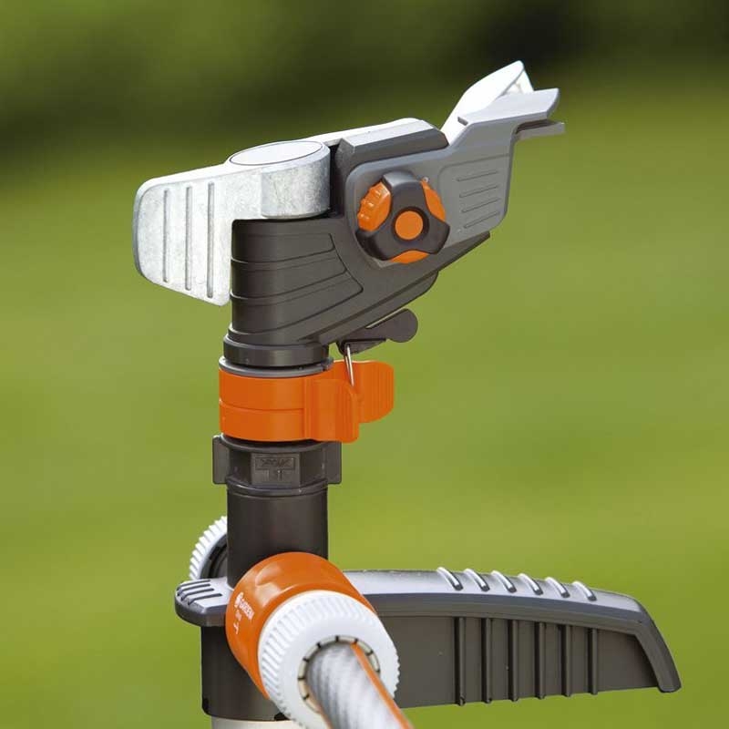 GARDENA 813620 Premium Impuls-, Kreis- und Sektorenregner auf Metallspike