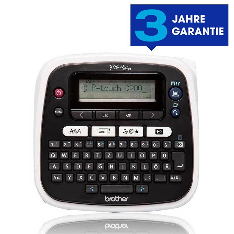 Brother D200BW P-touch Beschriftungsgeraet