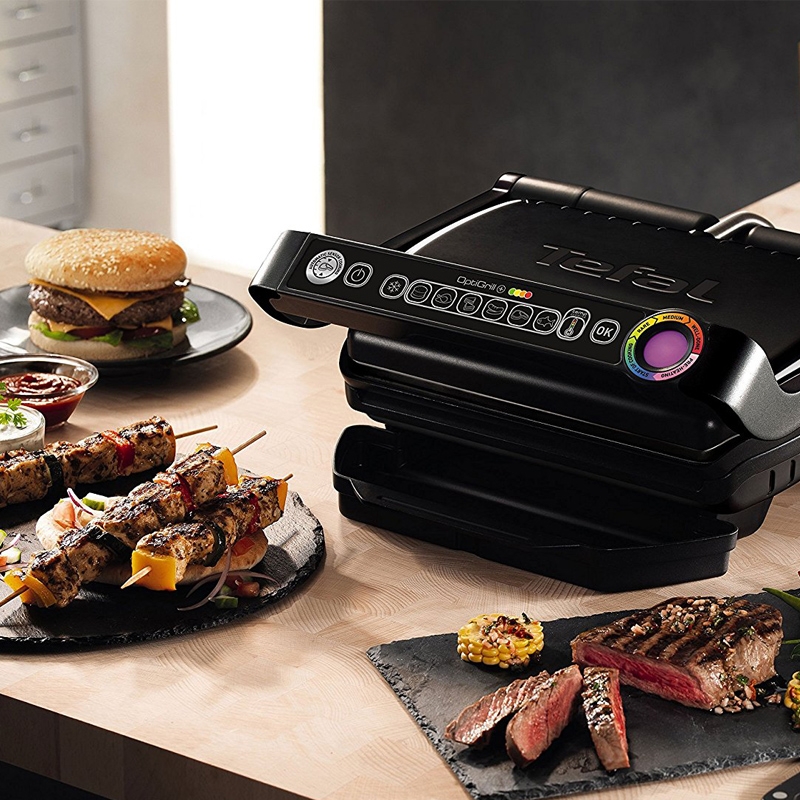 Tefal Optigrill plus GC7148 Snacking und Baking schwarz