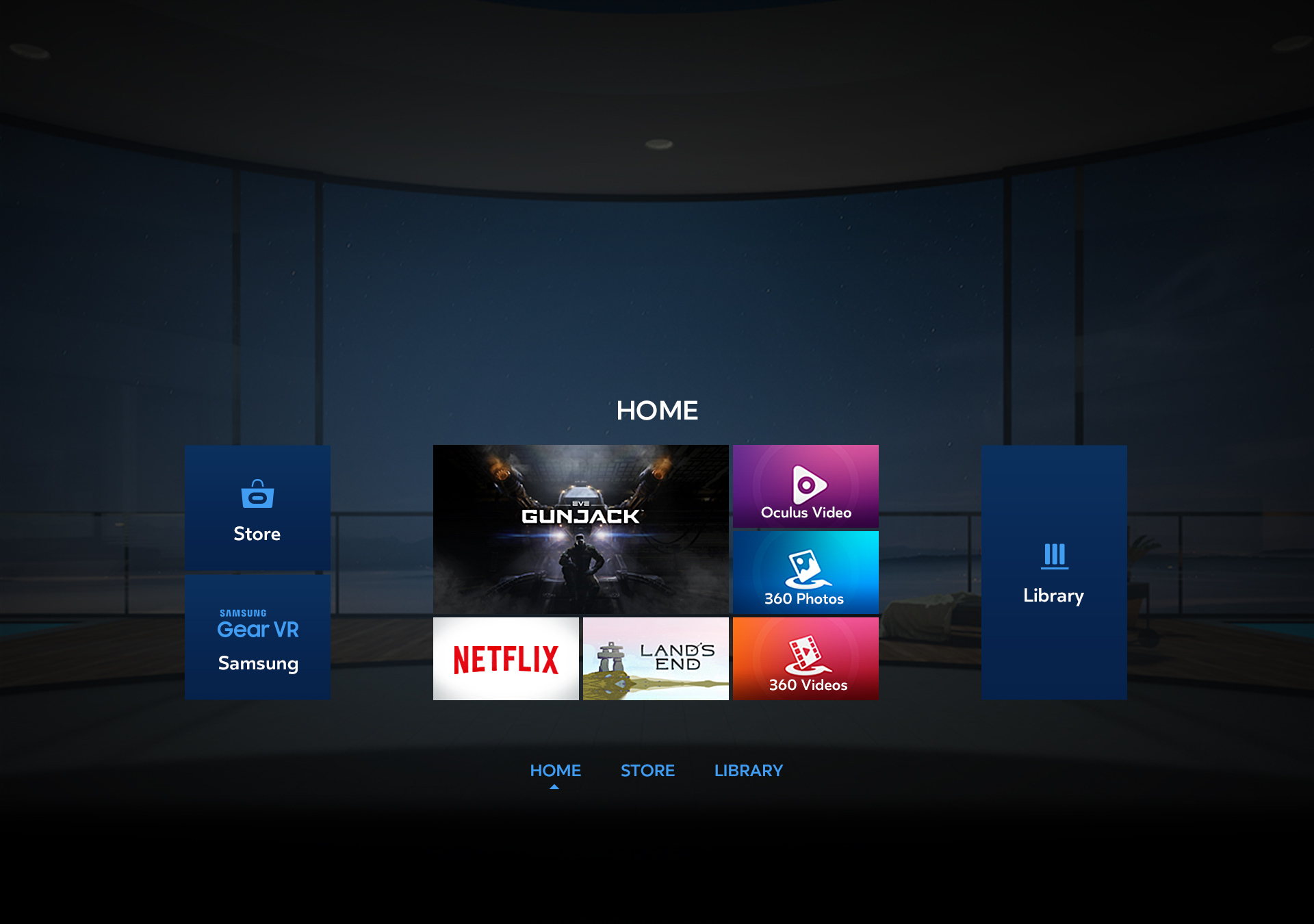 Samsung Gear VR white VR-Brille Ausstellungsgerät