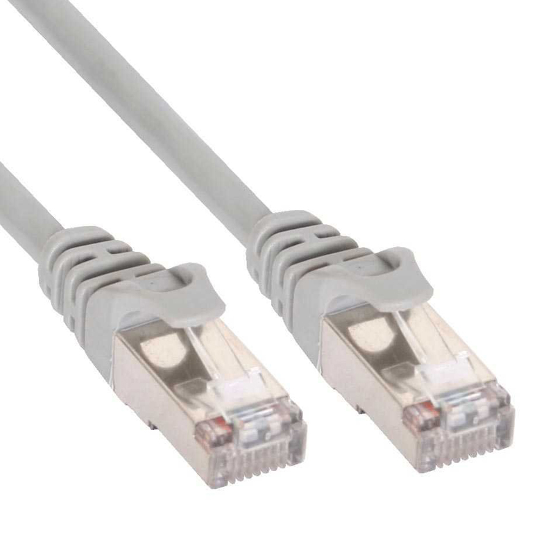 Inline Patchkabel U/UTP Cat.5e grau