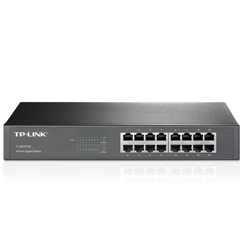 TP-Link 16port Gigab. ECO-Switch 19in