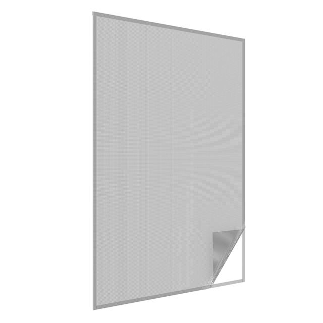 easy life Insektenschutzgitter für Fenster inkl. Klettband 100 x 100 cm weiss