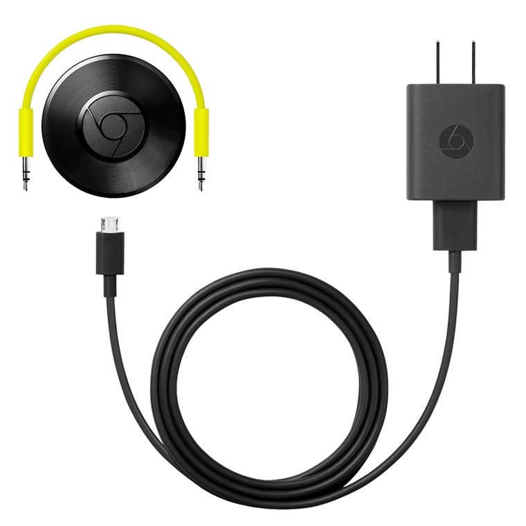Google Chromecast Audio Streaming-Gerät schwarz