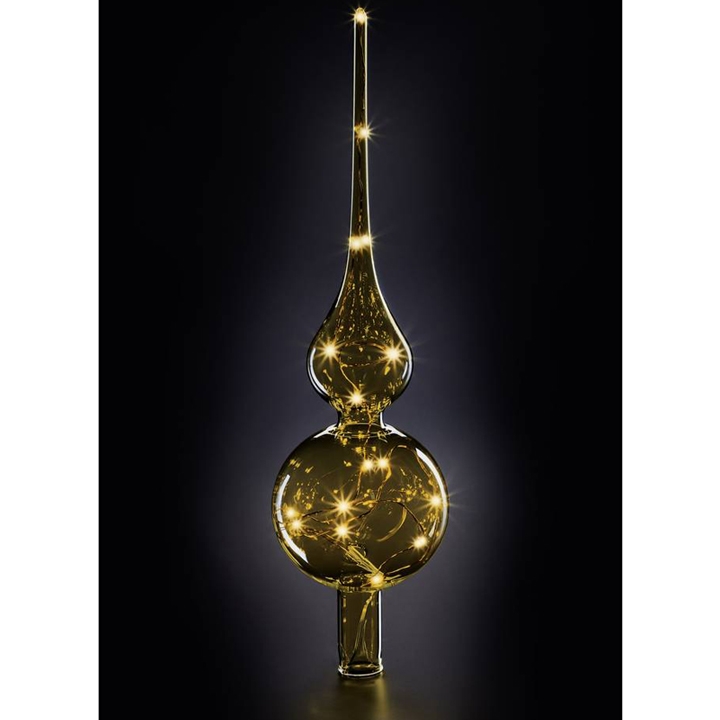 Krinner Lumix Tree Topper Christbaumspitze Bernstein