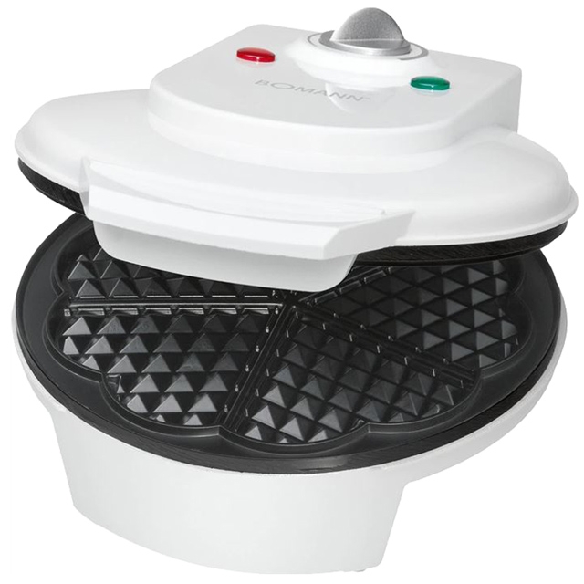 Bomann WA 5018 CB Waffelautomat weiß