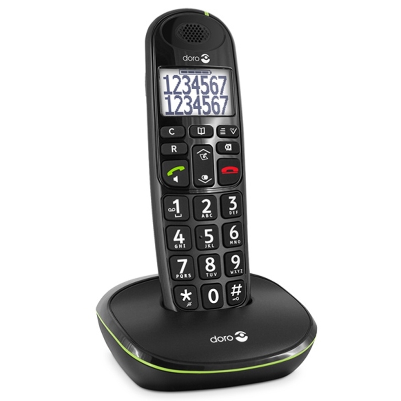 Doro PhoneEasy 110 Schnurlostelefon schwarz