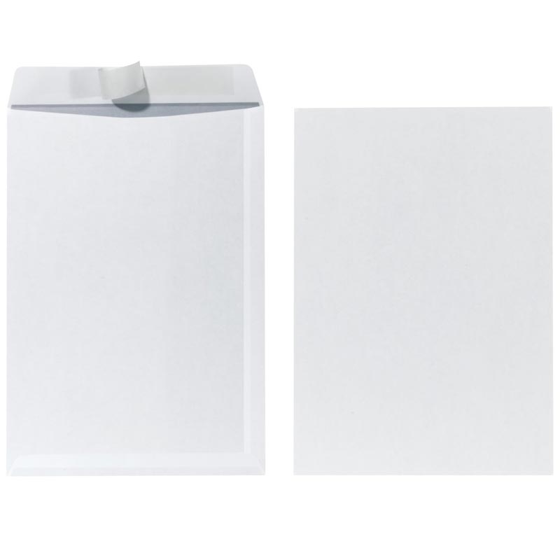 Herlitz Versandtasche C4 90 g Haftklebend, 25 Stück weiß