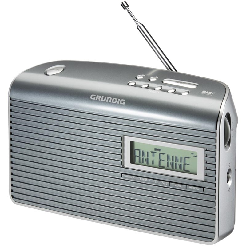 Grundig Music 7000 DAB+ Radio grau/silber