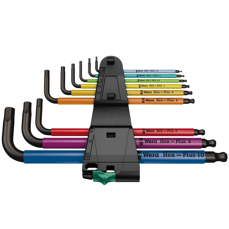 WERA 950 SPKL/9 SM N Multicolor Winkelschlüsselsatz
