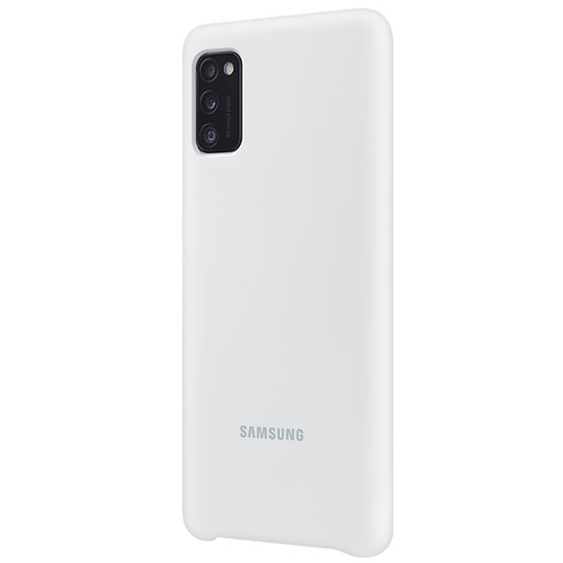 Samsung Silicone Cover EF-PA415 für Galaxy A41 weiß