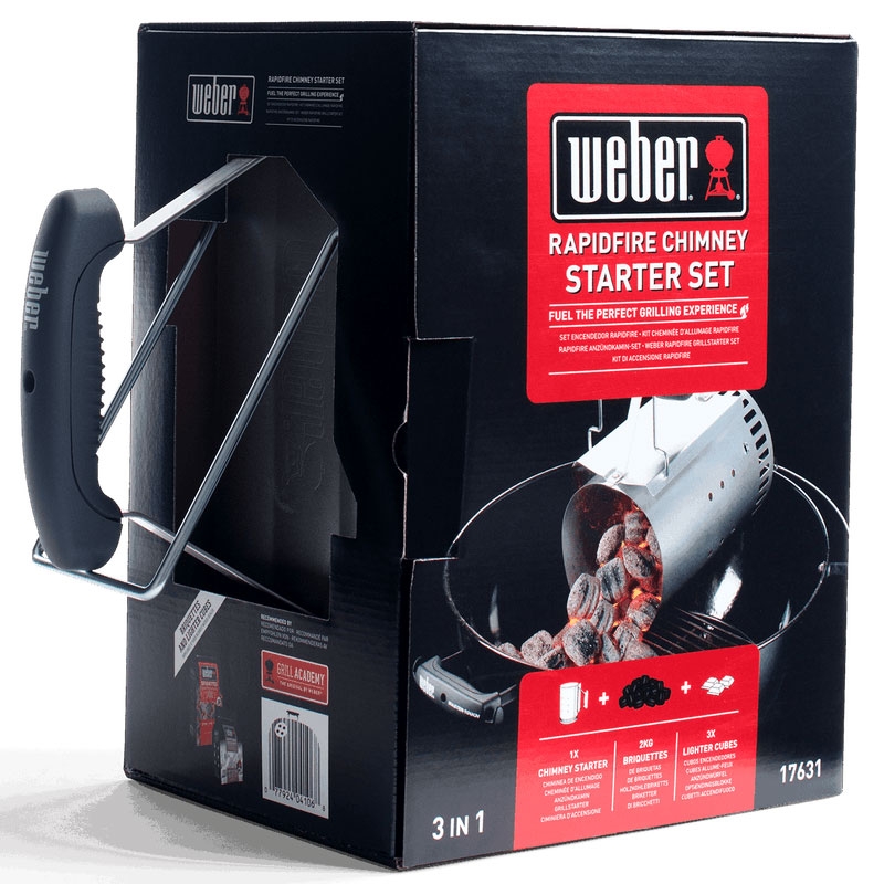 Weber 17631 Grillstarterset für Holzkohlegrills