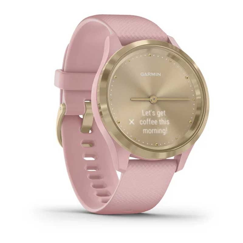 Garmin vivomove 3s Hybrid-Smartwatch rosa/gold