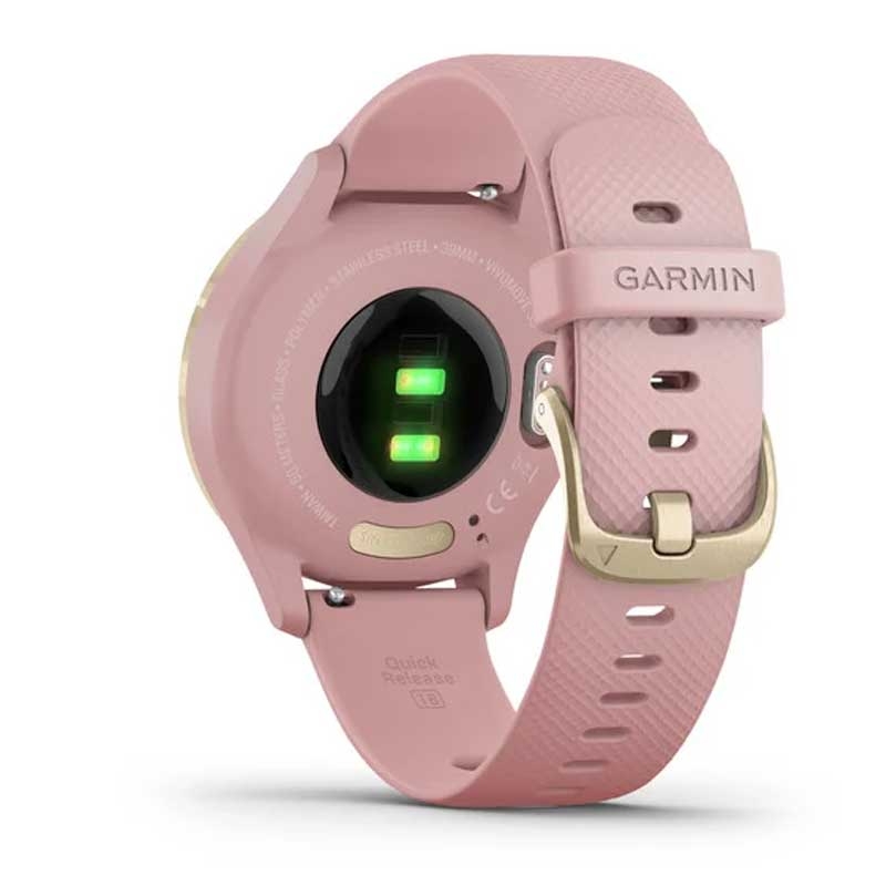 Garmin vivomove 3s Hybrid-Smartwatch rosa/gold