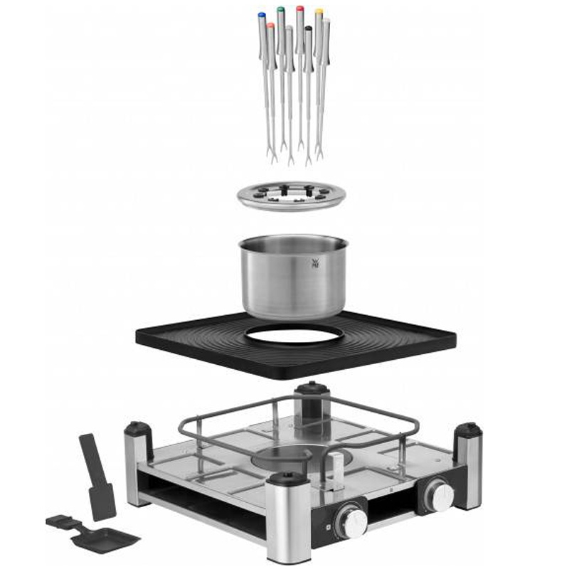 WMF Lumero 3in1 Gourmet Station für 8 Personen (Raclette Grill Fondue) (2.Wahl)