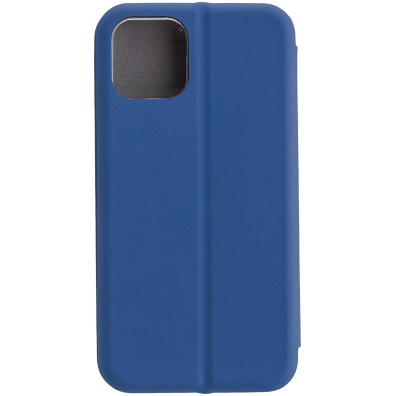 Peter Jäckel COMMANDER Book Case CURVE für Apple iPhone 12/12 Pro Soft Touch Maritim Blue