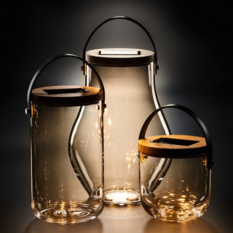 Krinner Lumix Deco Glass LED-Solarleuchte Long