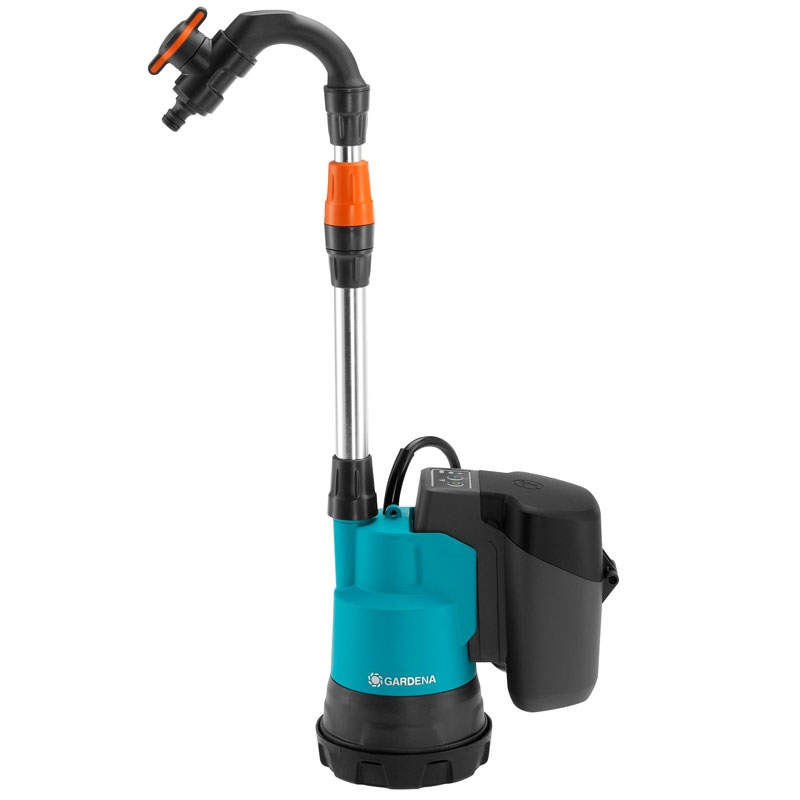 GARDENA 14602-20 Akku-Regenfasspumpe 2000/2 18V P4A Set