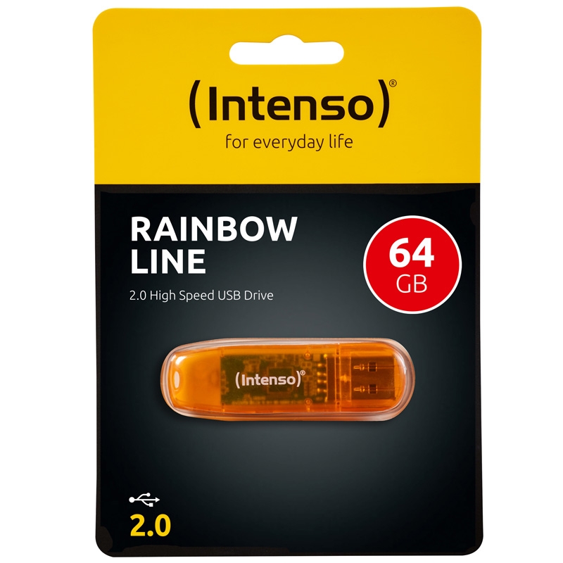 Intenso Rainbow Line 64GB USB Drive 2.0