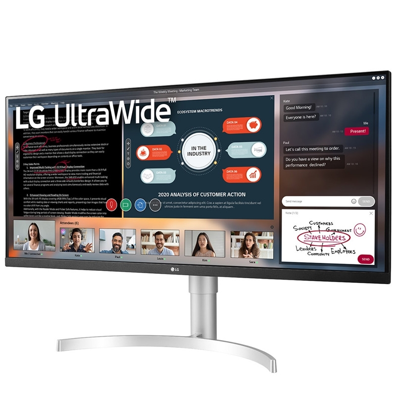 LG 34WN650-W 86,4 cm (34 Zoll) LED-Monitor