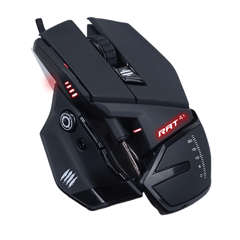 MadCatz R.A.T. 4+ Optische Gaming Maus schwarz
