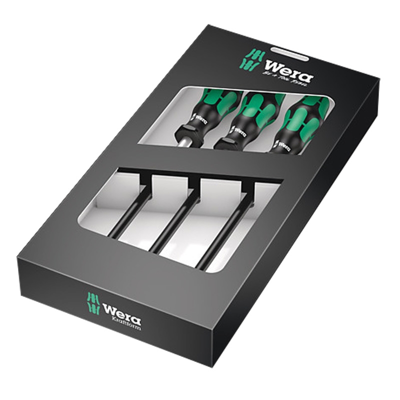 Wera 391/3 Schlauchklemmen Schraubendrehersatz