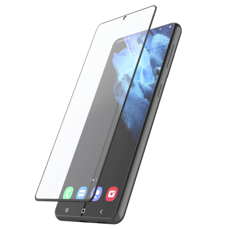 Hama 3D-Full-Screen-Schutzglas für Samsung Galaxy S21 Ultra (5G), Schwarz