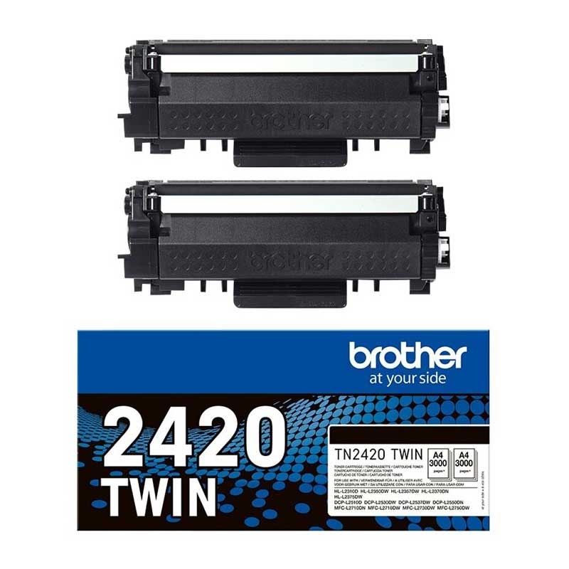 Brother TN2420 TWIN Toner schwarz 2er Pack