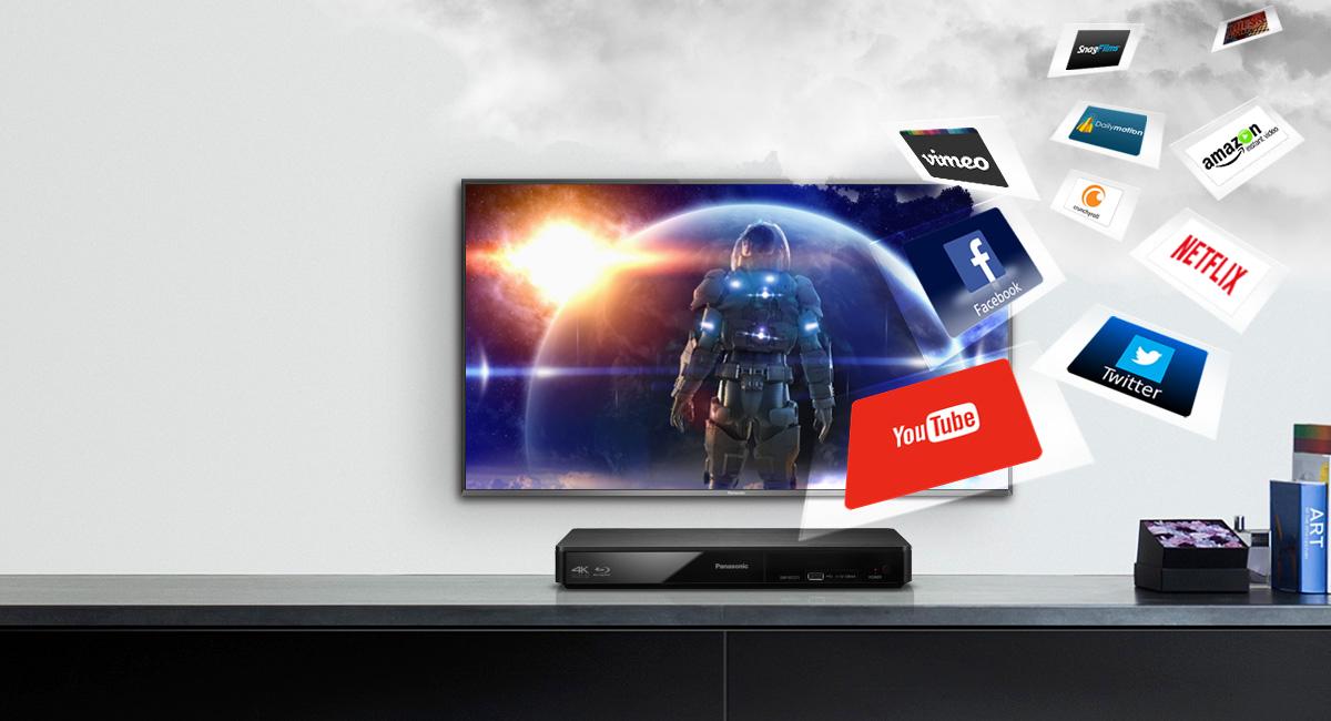 Panasonic DMP-BDT375EG silber Blu-ray Disc Player