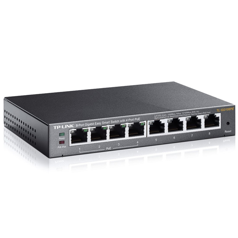TP-Link 8-Port Gigabit Desktop PoE Easy Smart Switch