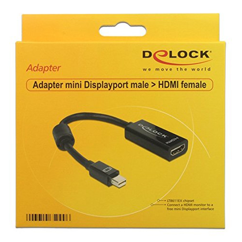 DELOCK Adapter miniDisplayPort-St > HDMI-Buchse