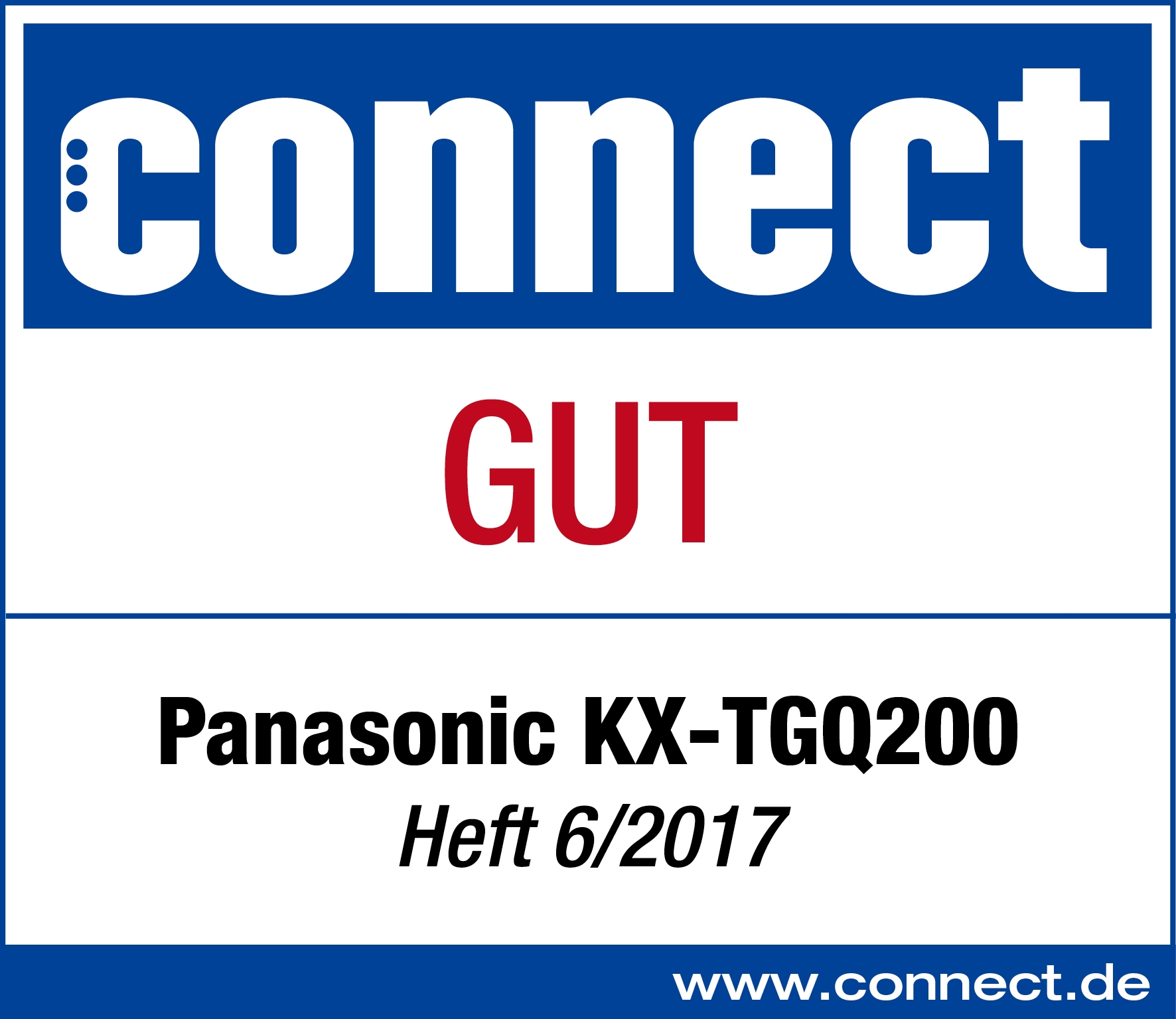 Panasonic KX-TGQ200GB IP-Telefon schwarz