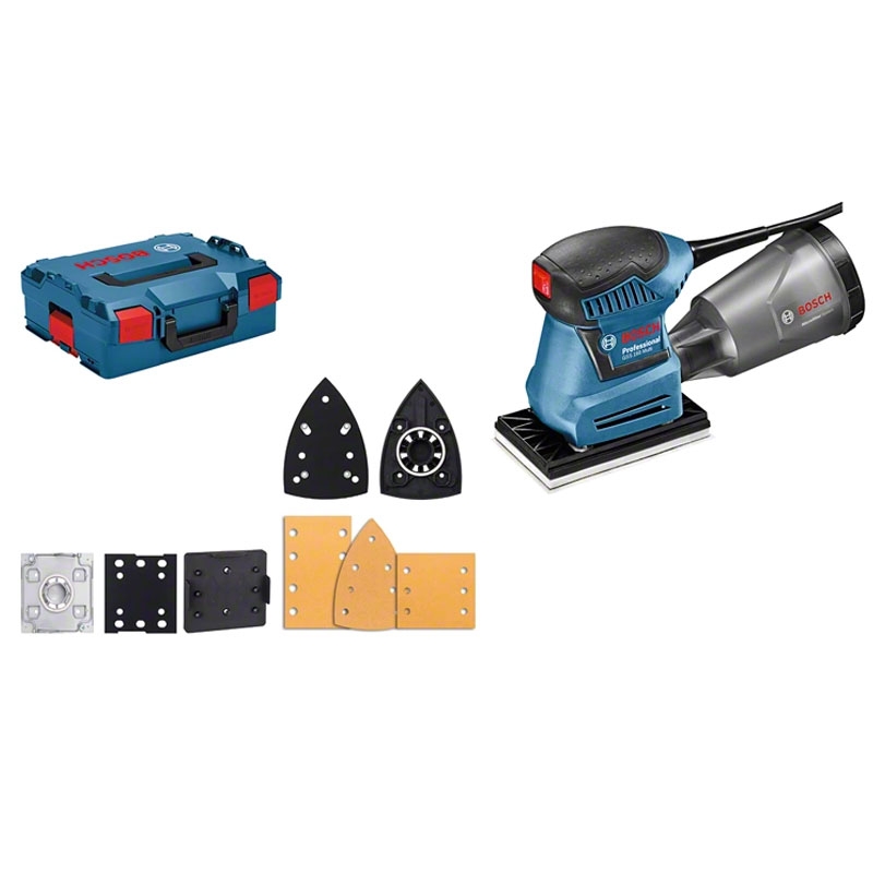 Bosch Professional Schwingschleifer GSS 160-1 A Multi (180 Watt, 1,6 mm Schwingk