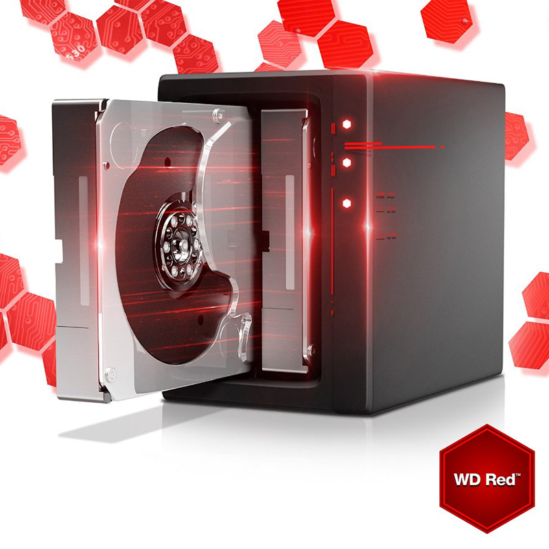 Western Digital WD40EFRX Red 4TB Festplatte 6Gb/s SATA HDD