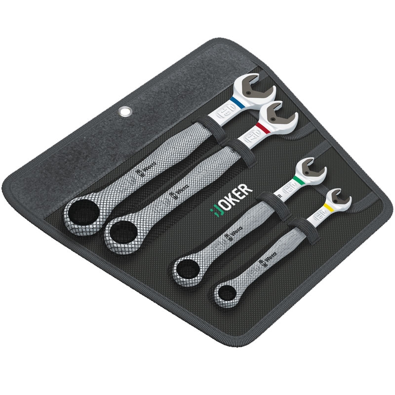 Wera Joker 4-tlg. Maul-Ringratschenschlüssel-Satz