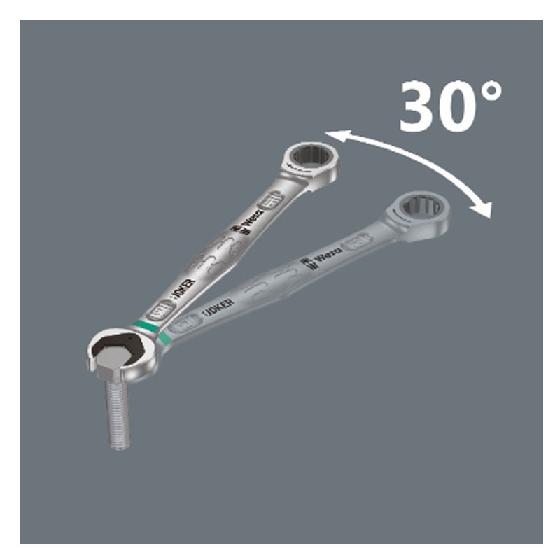 Wera Joker 11-tlg. Maul-Ringratschenschlüssel-Satz