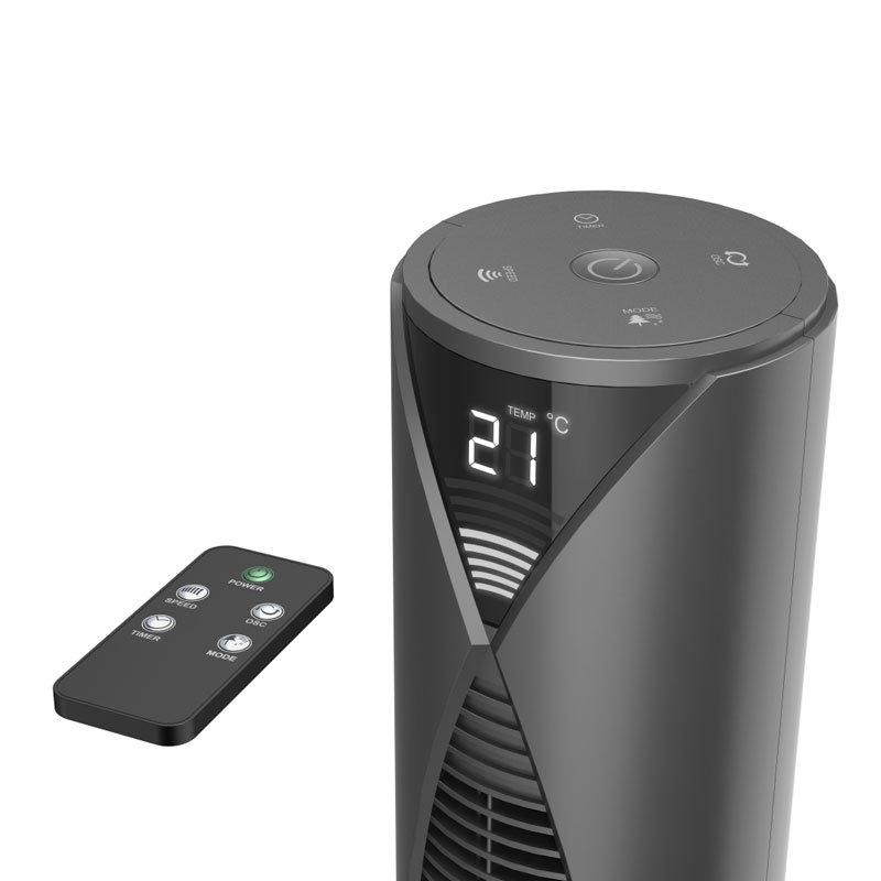 Hama Smarter Standventilator mit Temperaturmessung und 3 Geschwindigkeitsstufen