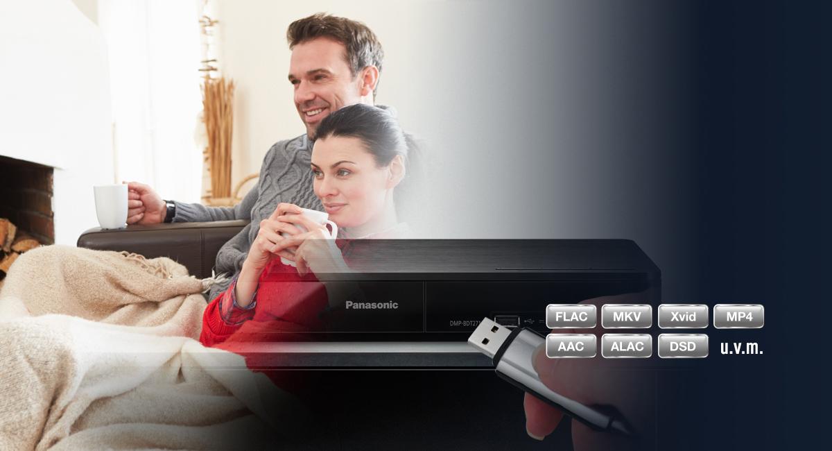 Panasonic DMP-BDT375EG silber Blu-ray Disc Player