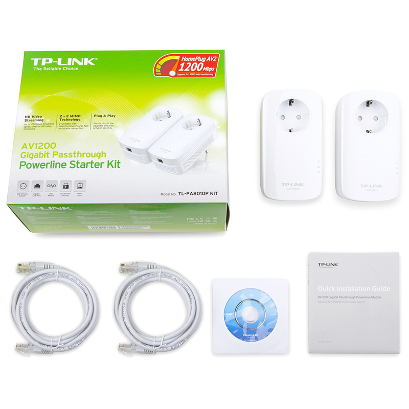 TP-Link TL-PA8010P KIT AV1200 Gigabit Powerline