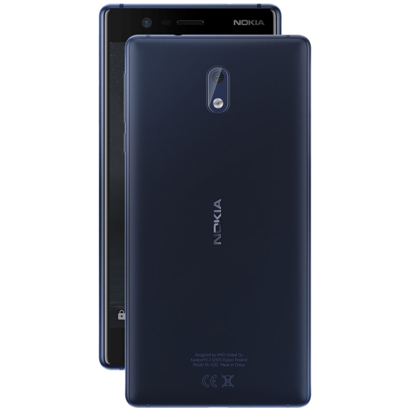 Nokia 3 Single-SIM Smartphone blau