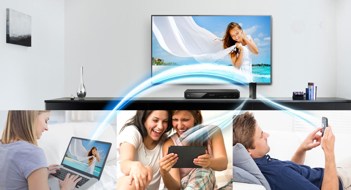 Panasonic DMP-BDT375EG silber Blu-ray Disc Player