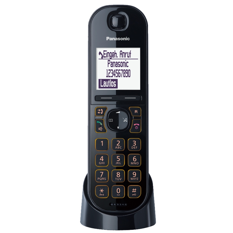 Panasonic KX-TGQ200GB IP-Telefon schwarz