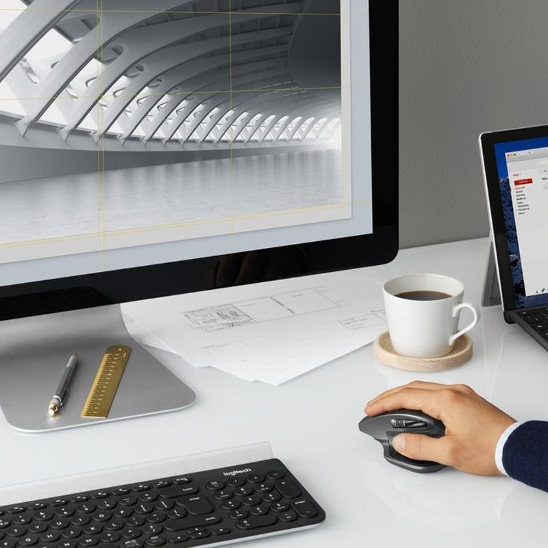 Logitech MX Master 2S kabellose Maus graphit