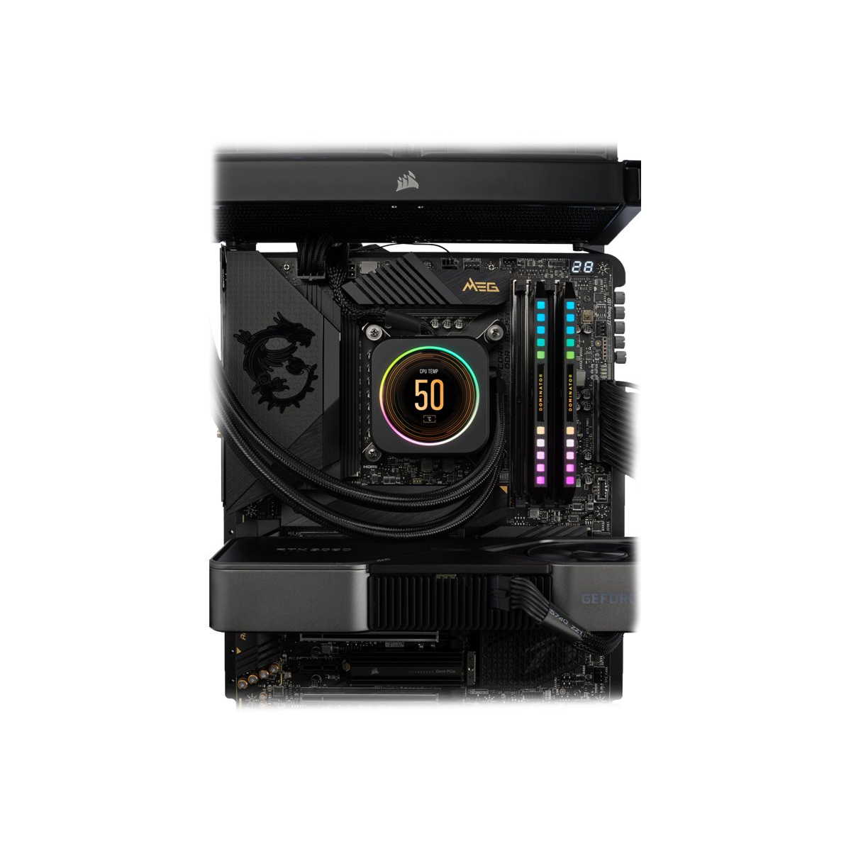 Corsair Dominator Platinum RGB 64GB Kit DDR5-5200 CL40 Arbeitsspeicher