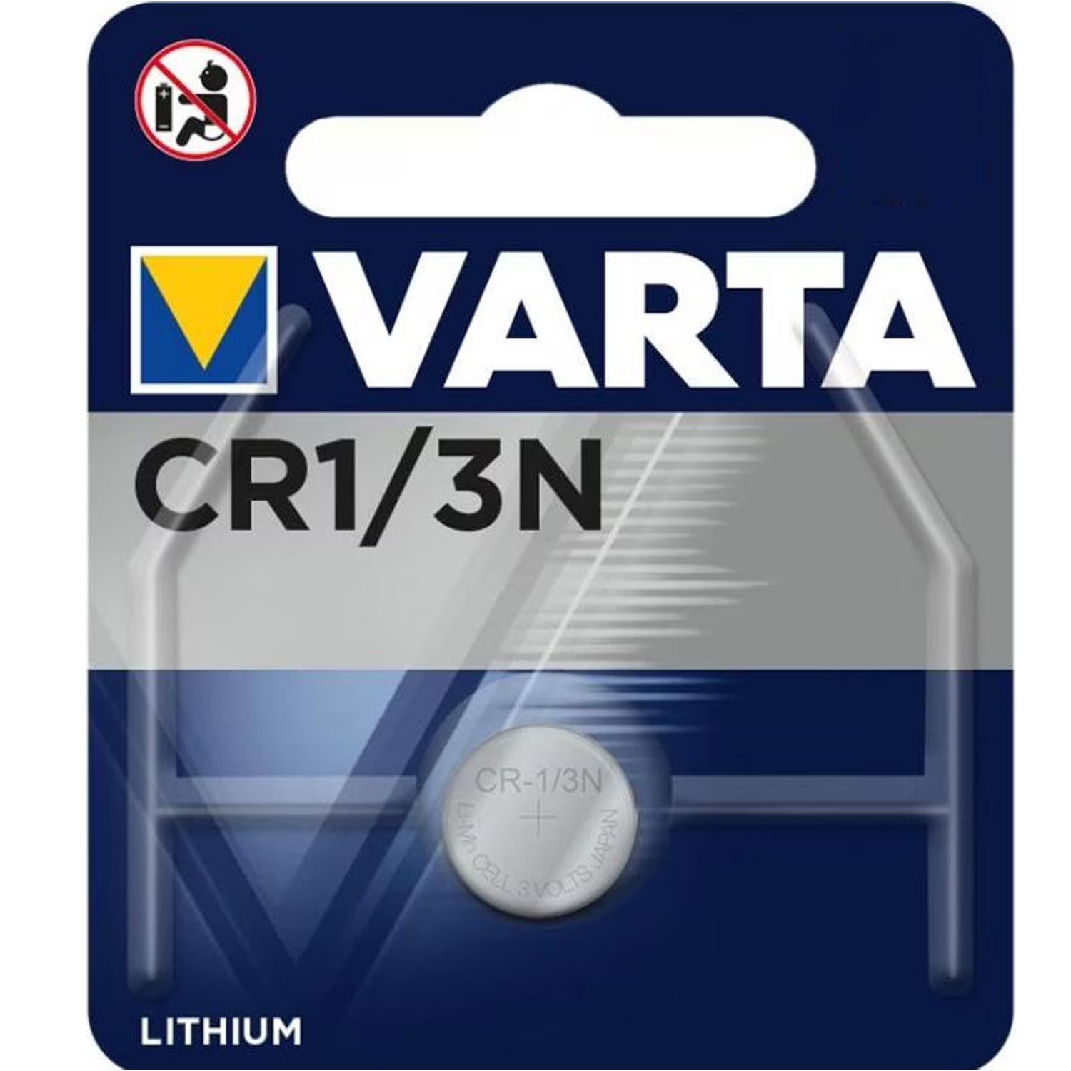 Varta Knopfzelle CR1/3N Lithium Batterie 3V 170 mAh