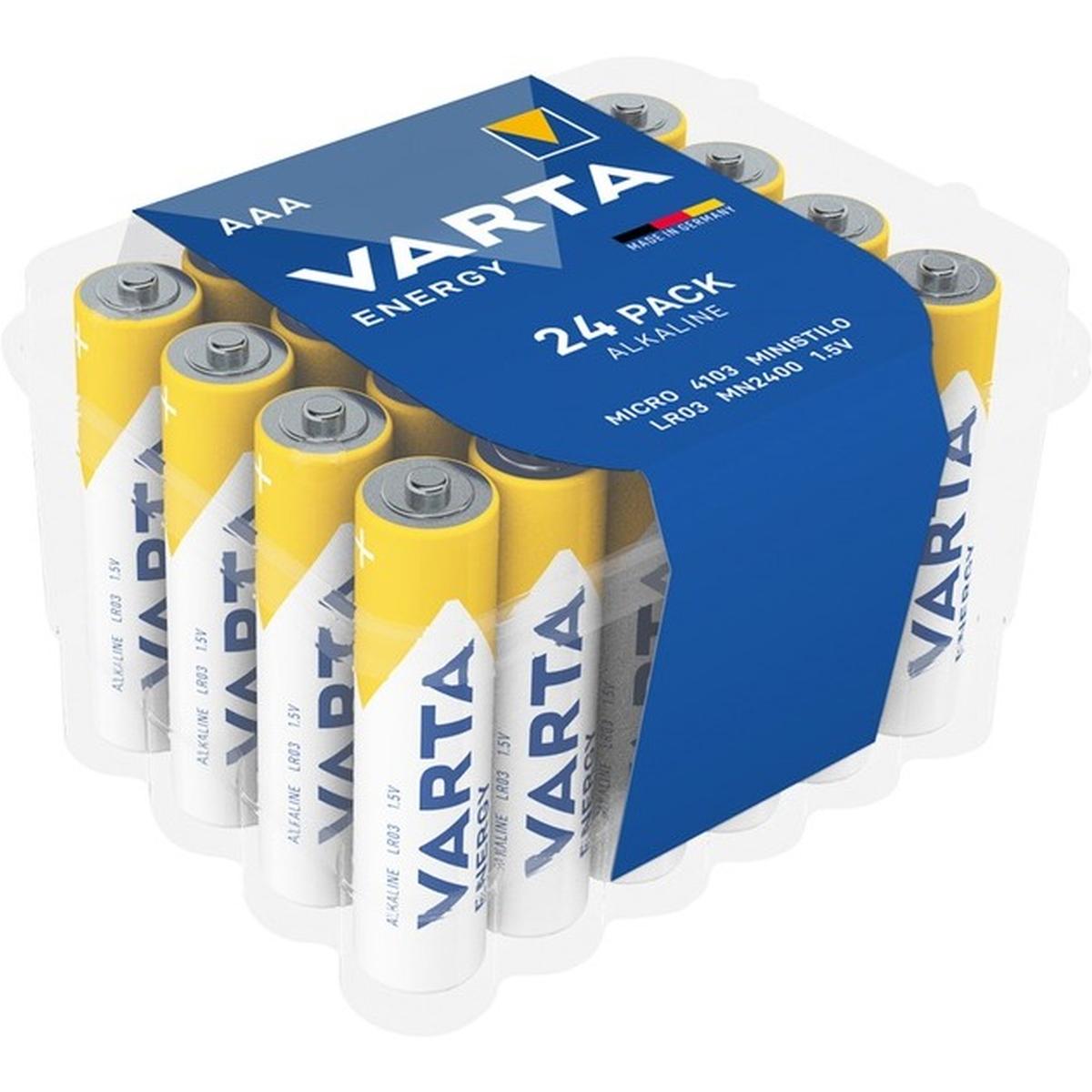 Varta Energy AAA Batterien 24 Stück