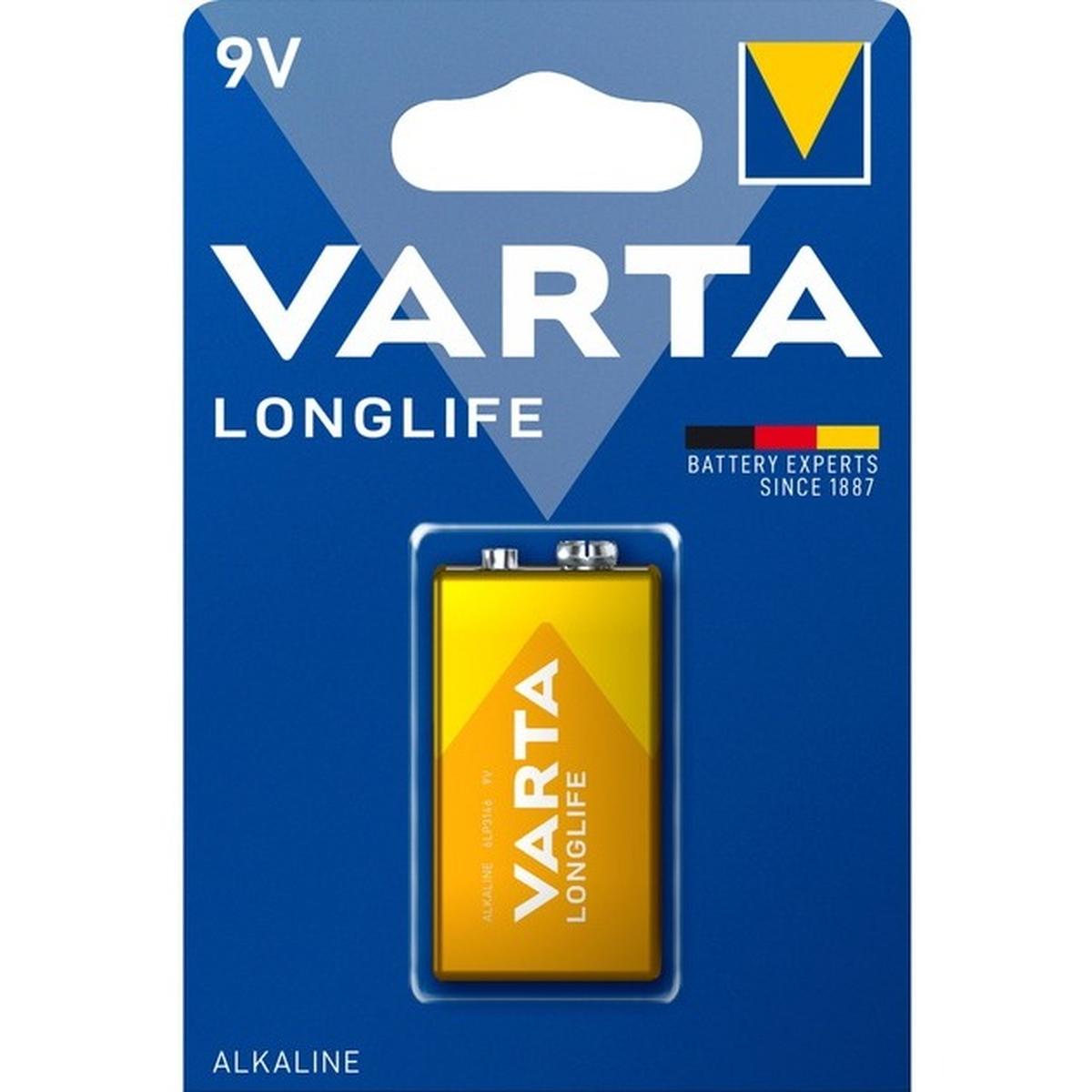 Varta Longlife 9V Blockbatterie