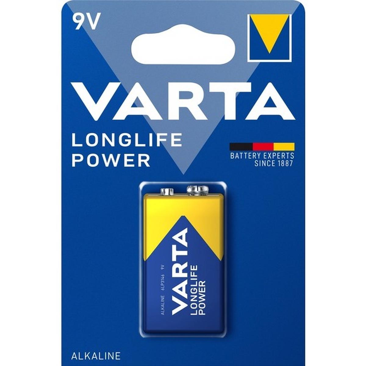 Varta Longlife Power 9V Blockbatterien 2 Stück