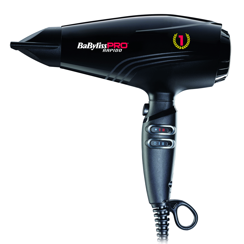 Babyliss Pro BAB7000IE Rapido Ultra Light Haartrockner schwarz